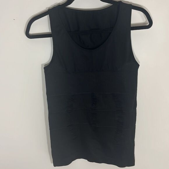 Odoland Men Body Shaper Slimming Shirt Tummy Vest Thermal Compression 2 Pack XL - Picture 6 of 9